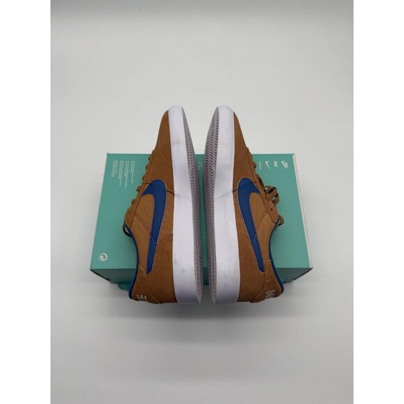 New Nike SB Heritage Vulc Shoes Mens Size 9.5 Brown Blue Skate CD5010 200 main image 5